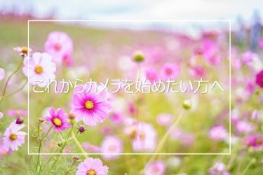 これから趣味でカメラを始めたい方へ 写真とカメラの楽しみ方を教えます！