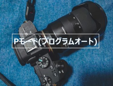 【カメラ初心者向け】 プログラムオートとは 使い方と注意事項について