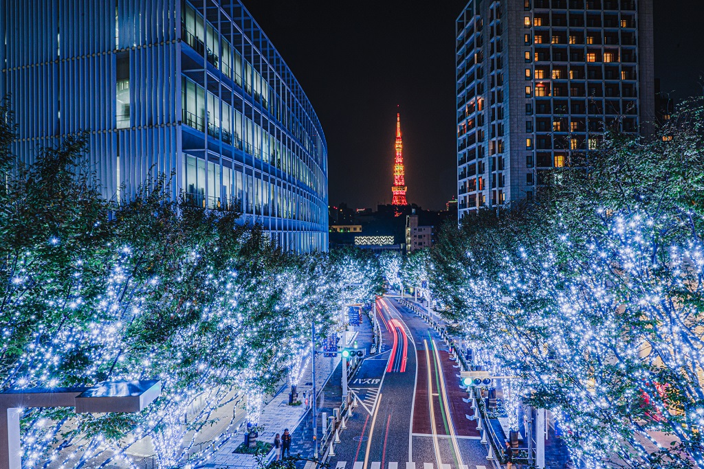 東京タワー,イルミネーション,夜景