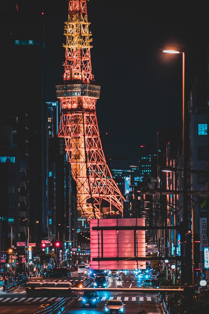 東京タワー,夜景,札の辻