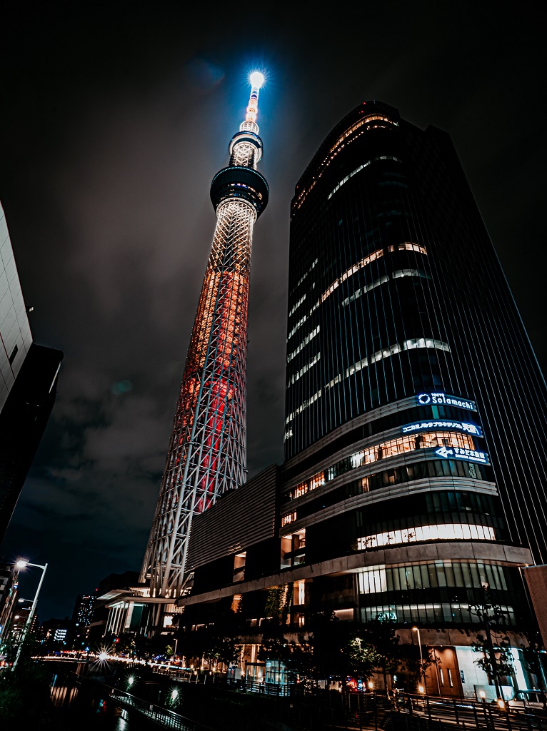 スカイツリー,東京,夜景