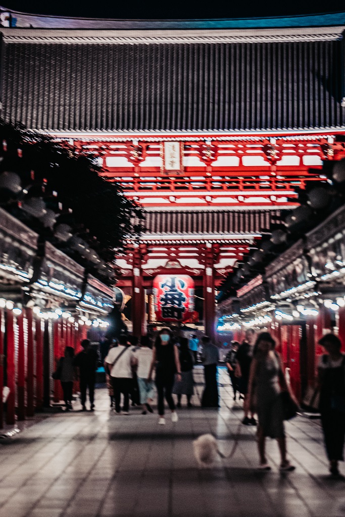 浅草寺,浅草,夜景