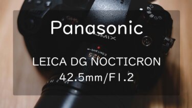 Panasonic LEICA DG NOCTICRON 42.5mm F1.2 レビューと作例